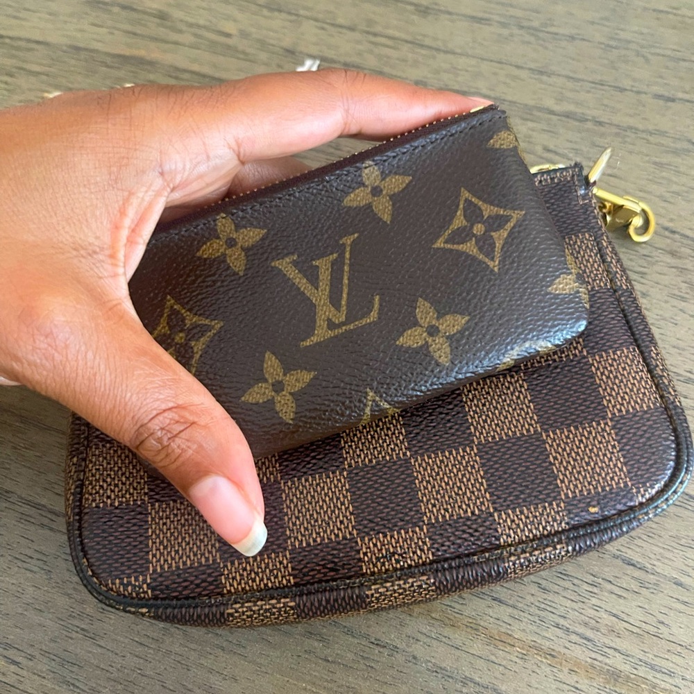 SOLD Louis Vuitton Mini Pochette in Damier Eben